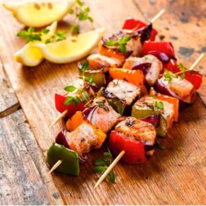 Salmon Kebab