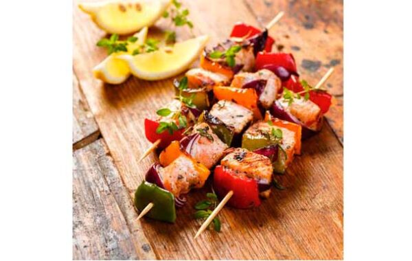 Salmon Kebab